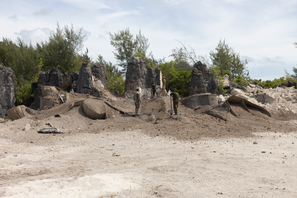 MRF-D 24.3: U.S. Marines, Australian Army, and Canadian Navy prepare demolition site for Operation Render Safe Nauru