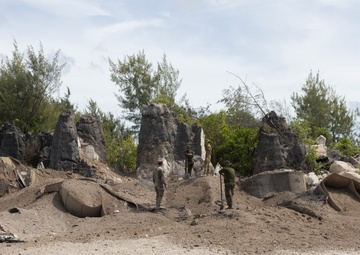 MRF-D 24.3: U.S. Marines, Australian Army, and Canadian Navy prepare demolition site for Operation Render Safe Nauru