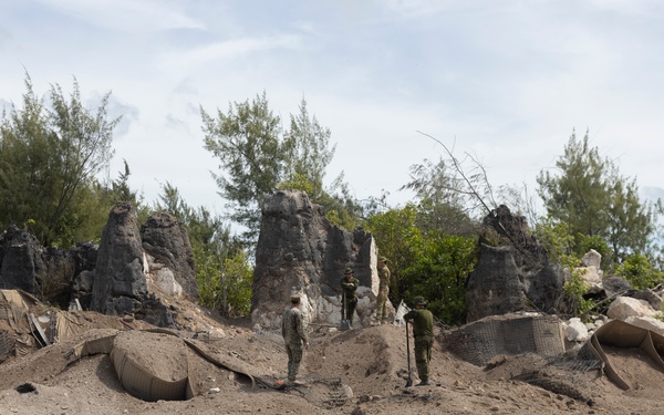 Multinational EOD technicians dispose WWII ERWs during Operation Render Safe in Nauru