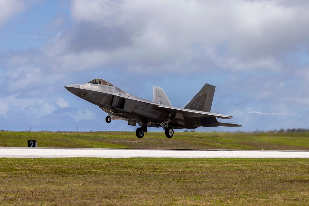 DVIDS - Images - F-22s arrive in Guam for Valiant Shield 24 [Image 3 of 5]