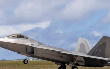 F-22s arrive in Guam for Valiant Shield 24