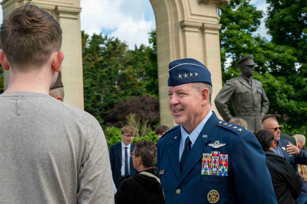 Honoring Dwight Eisenhower, D-Day ceremony