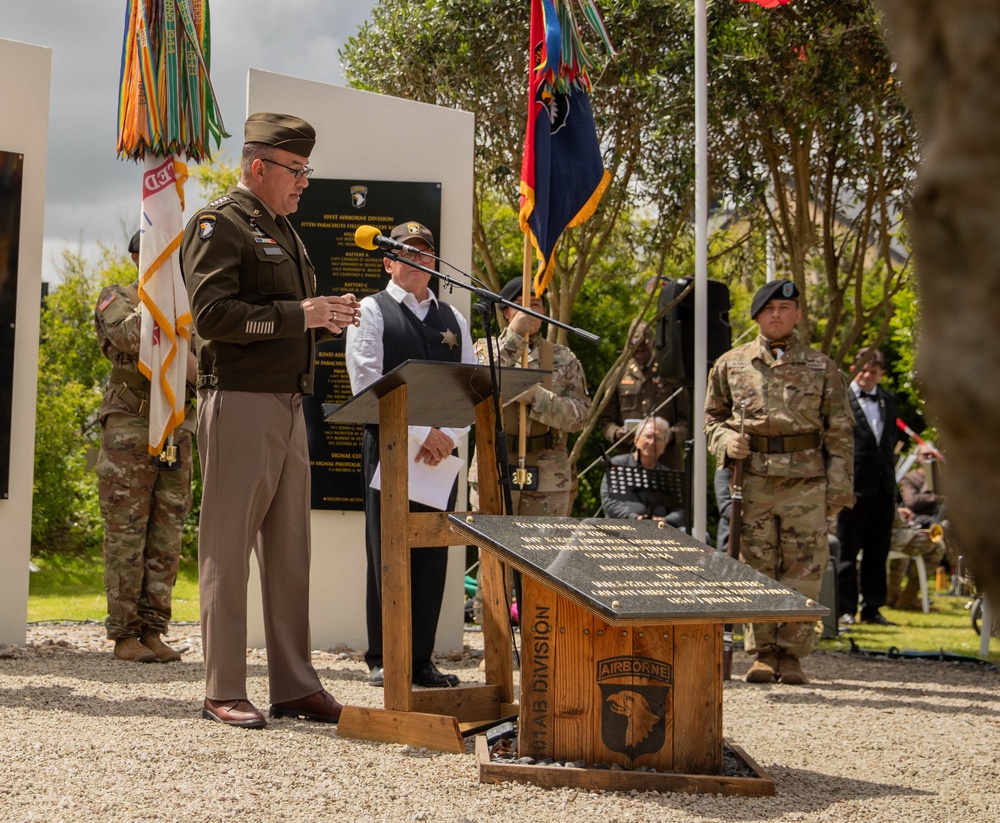 Eternal Heroes Ceremony Honors Valor and Sacrifice of 101st Airborne Division on 80th Anniversary of D-Day