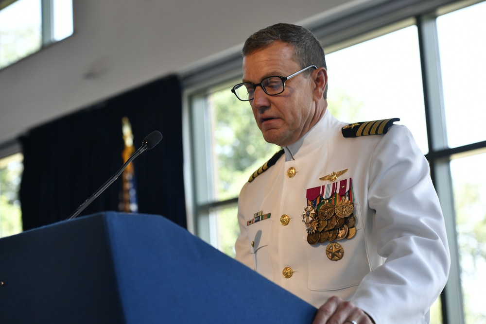 NBVC holds change of command ceremony at the Ronald Reagan Presidential Library