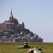 U.S. Military veterans perform airborne ops at Mont-Saint-Michel