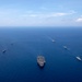 Carrier Strike Group Nine with Canadian, French Ships Transit South China Sea Together for Valiant Shield 2024