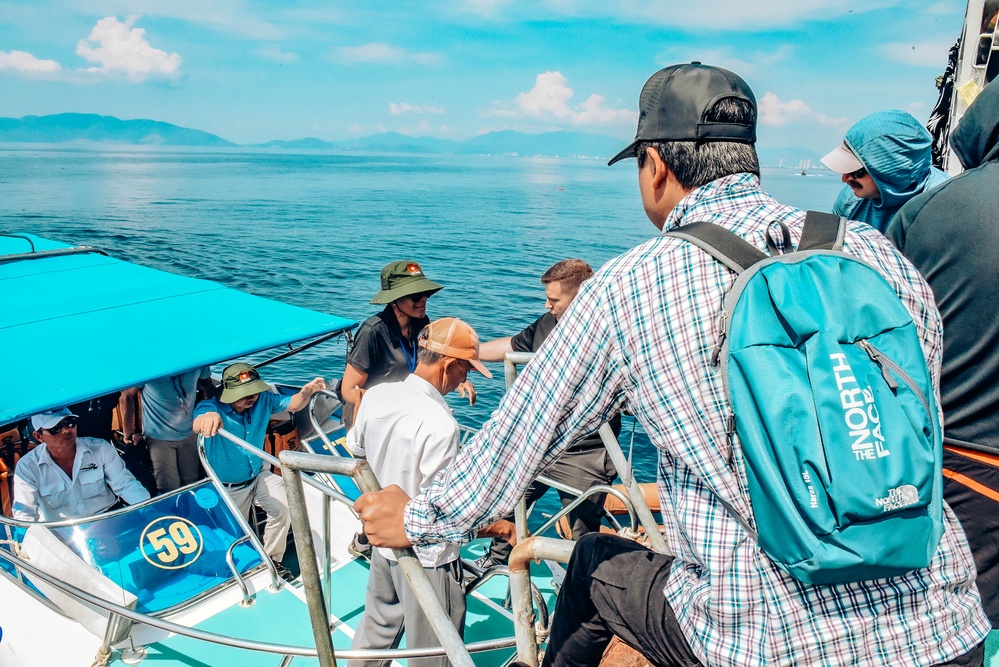 DPAA Leadership Visits an Underwater Recovery Team in Vietnam