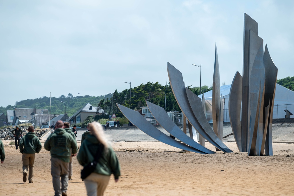 D-Day 80 celebrates with legacy C-47s flying over Omaha Beach