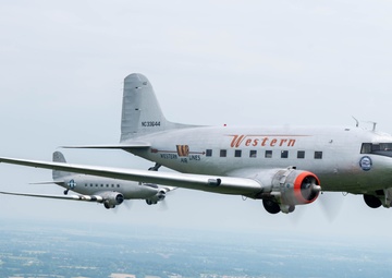 D-Day 80 celebrates with legacy C-47s flying over Omaha Beach