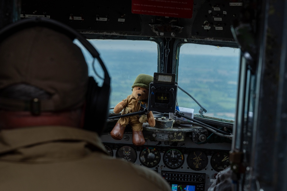 D-Day 80 celebrates with legacy C-47s flying over Omaha Beach