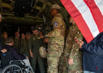 WWII veteran Ceo Bauer takes flight with U.S. Air Force