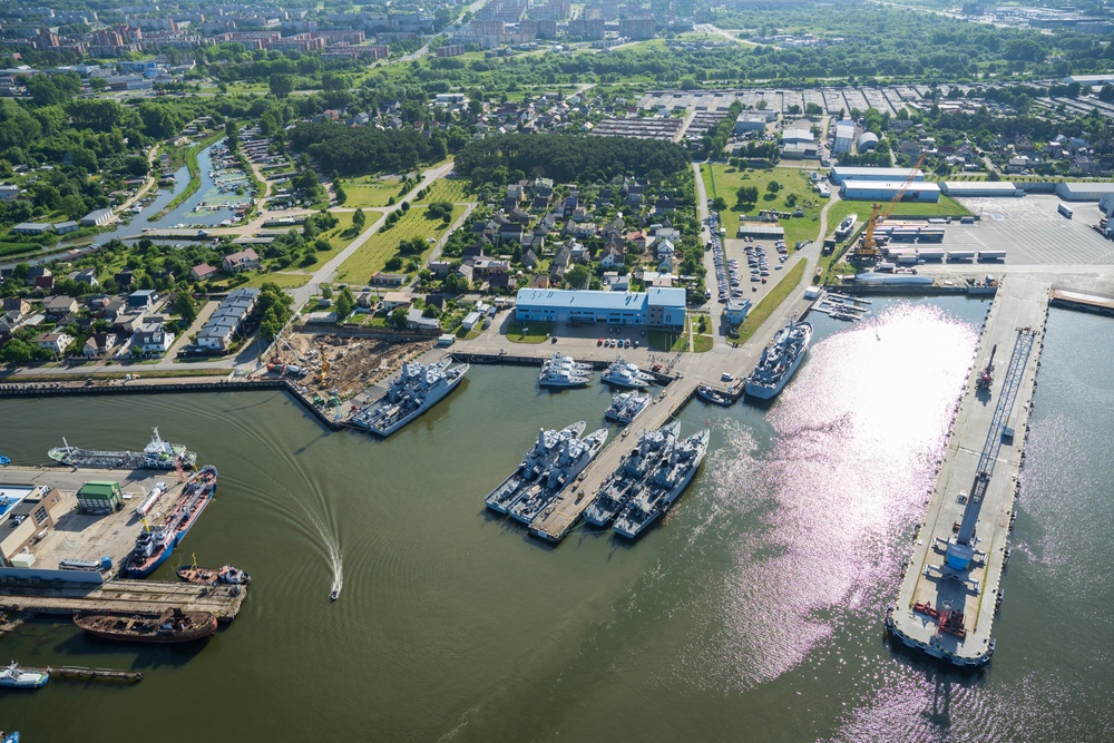 BALTOPS 24 Ships Depart Klaipeda