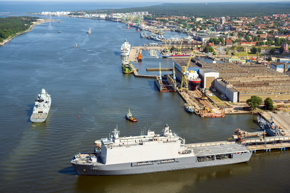 BALTOPS 24 Ships Depart Klaipeda