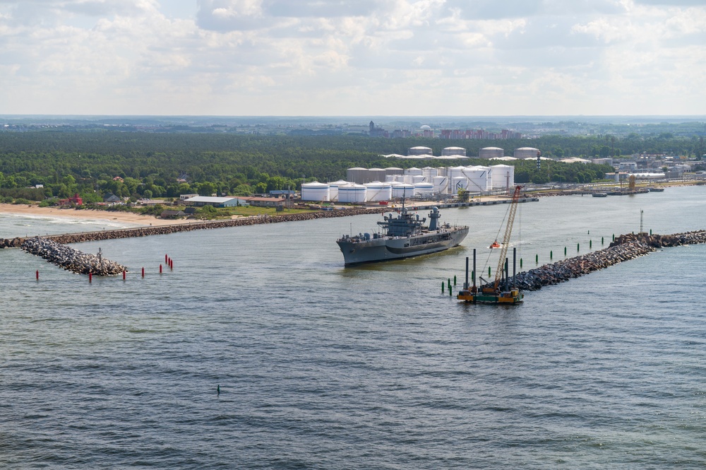 BALTOPS 24 Ships Depart Klaipeda