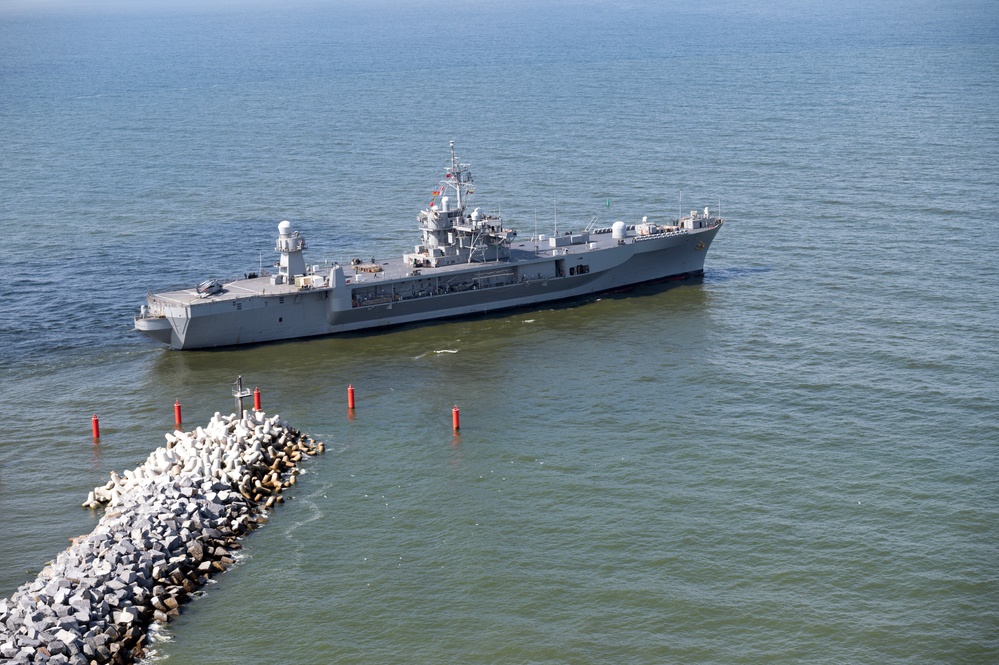 BALTOPS 24 Ships Depart Klaipeda