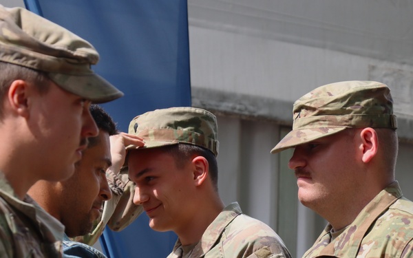 1st Cavalry Division holds promotion ceremony with actor Wilmer Valderrama