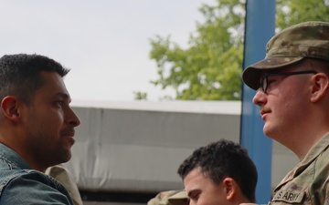 1st Cavalry Division holds promotion ceremony with actor Wilmer Valderrama