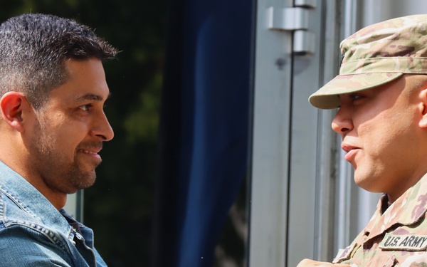 1st Cavalry Division holds promotion ceremony with actor Wilmer Valderrama