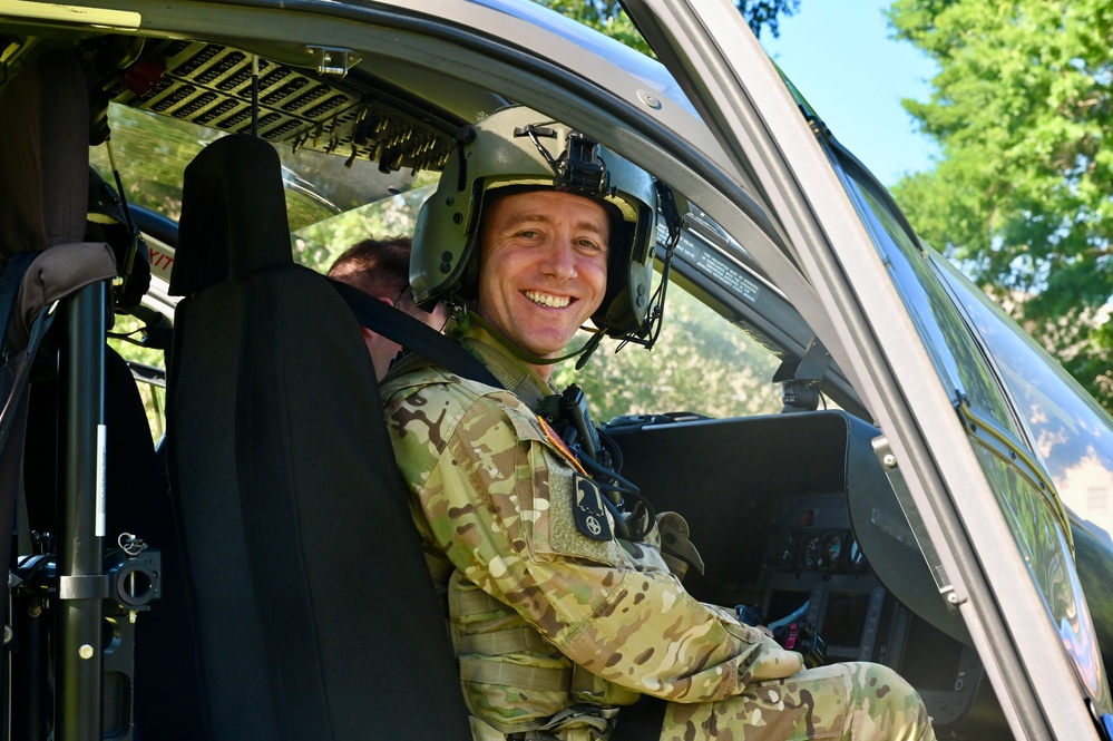 D.C. National Guard senior leaders transport on UH-72A Lakota