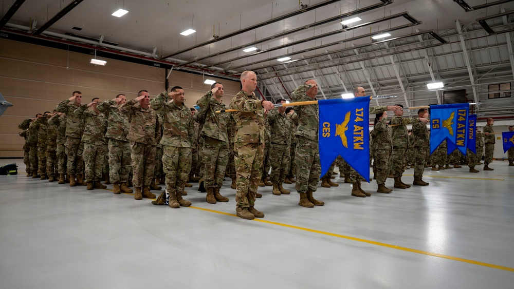 174th Mission Support Group Conducts Change of Command Ceremony