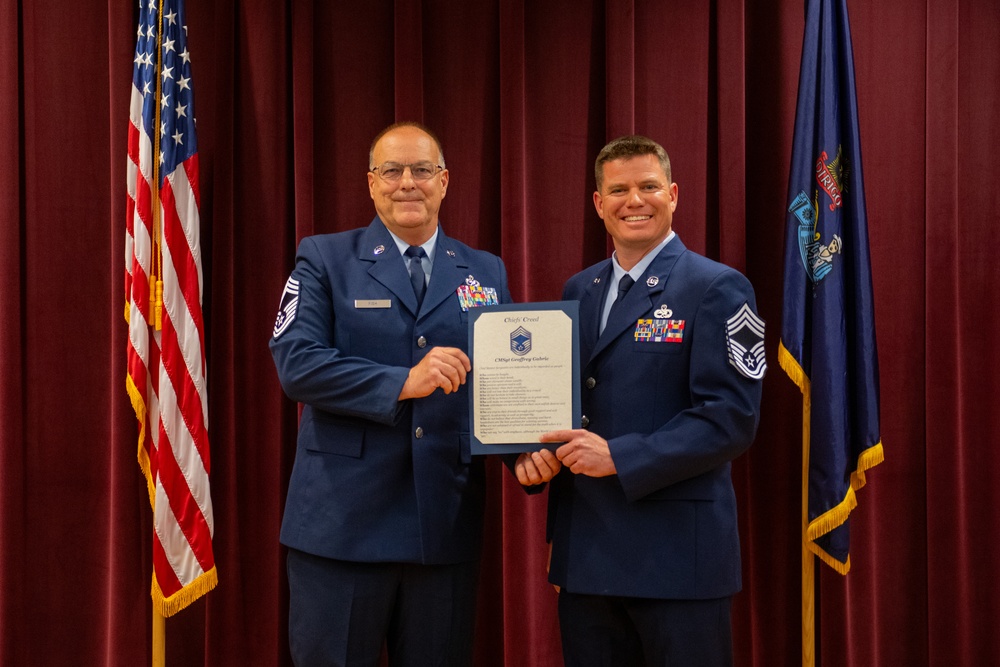 Chief Master Sgt. Geoffrey Gabric Promotion