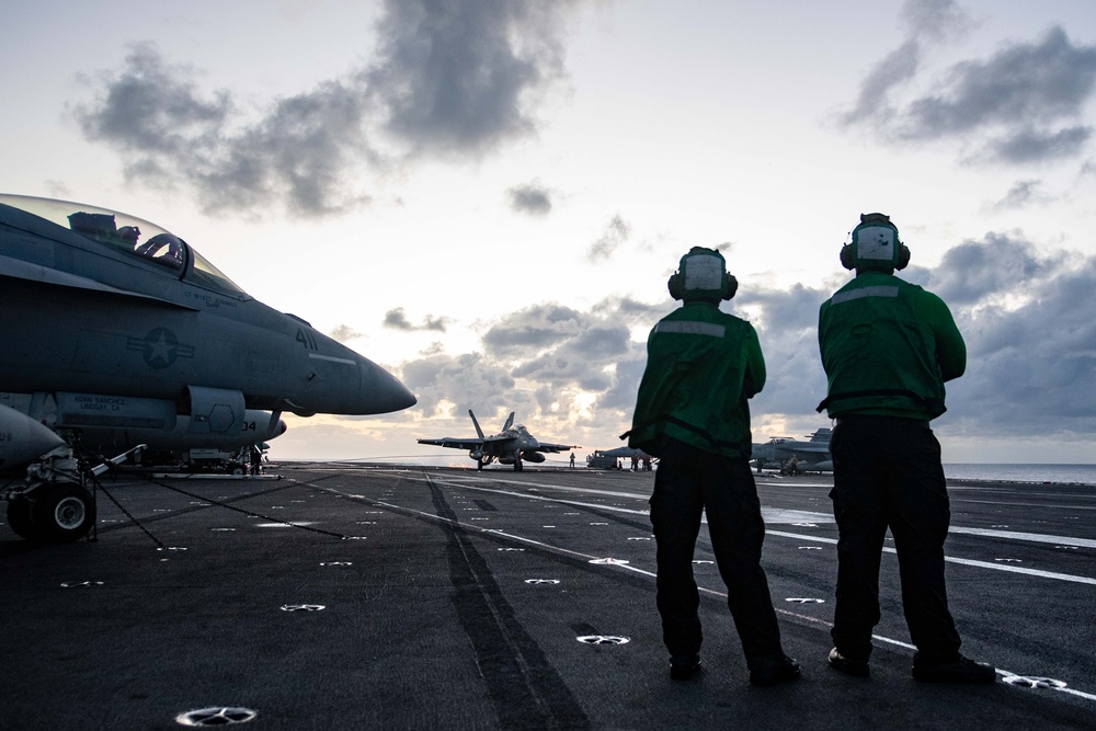 USS Ronald Reagan (CVN 76) conducts flight operations in support of Valiant Shield 2024
