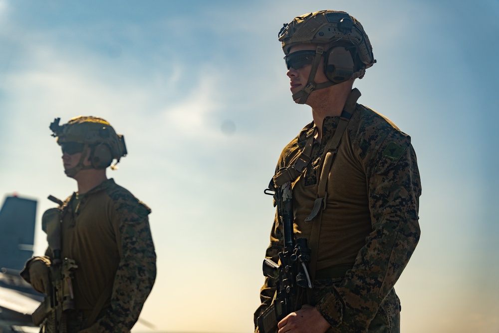 BLT 1/8, 24th MEU (SOC) Live-Fire Range Aboard USS Wasp (LHD 1)