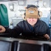 USS Ronald Reagan (CVN 76) Sailors stand watch in the pilot house