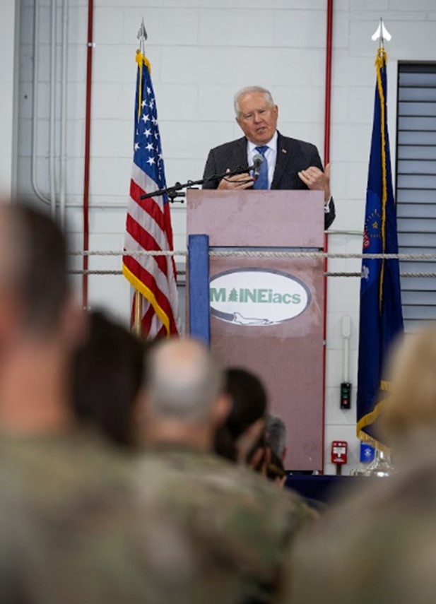 Secretary of the Air Force visits Bangor Air National Guard Base