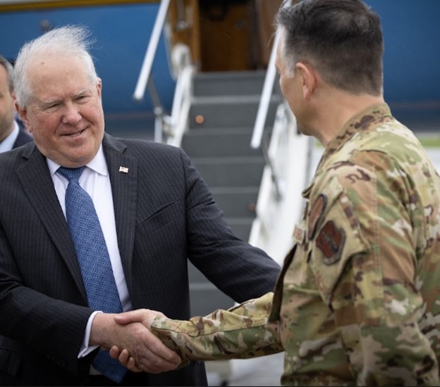 Secretary of the Air Force visits Bangor Air National Guard Base