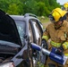 Cutting Through Crisis: 110th Wing Firefighters Master Vehicle Extrication