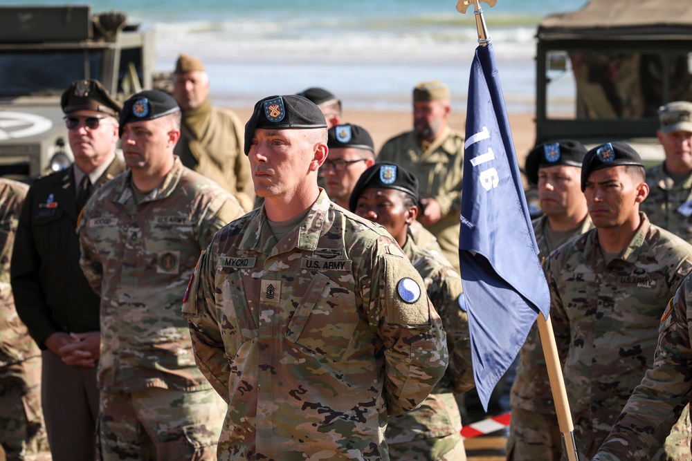 29th Infantry Division honors legacy of &quot;Bedford Boys&quot; at Omaha Beach
