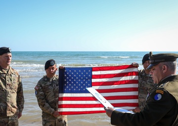 29th Infantry Division honors legacy of &quot;Bedford Boys&quot; at Omaha Beach