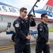 The F-16 Viper Demonstration Team perform at the Let Freedom Fly Air Show