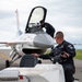 The F-16 Viper Demonstration Team perform at the Let Freedom Fly Air Show