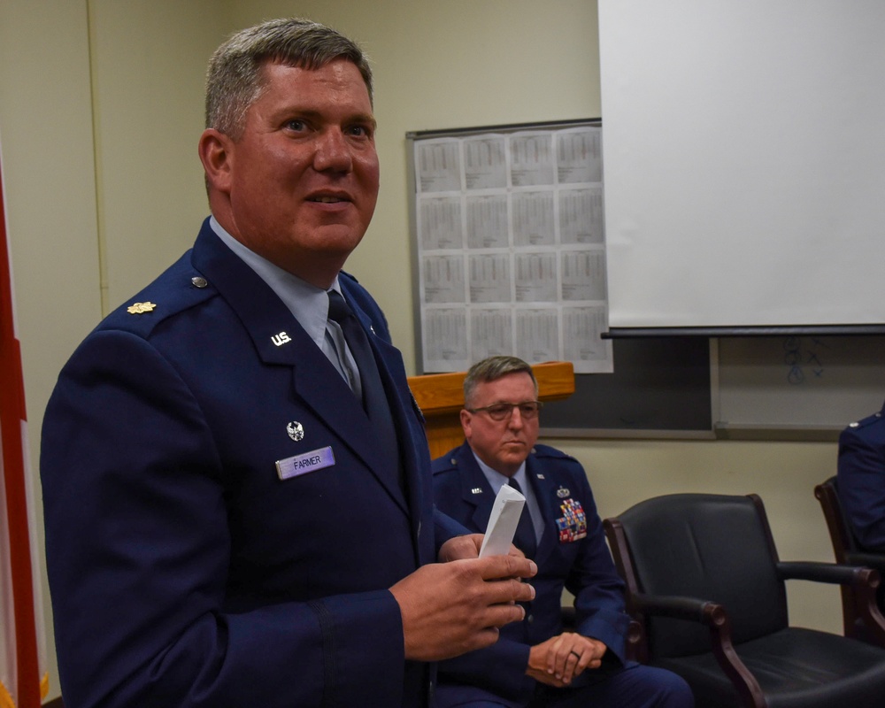 MAJ Farmer takes command of 117 Civil Engineer Squadron