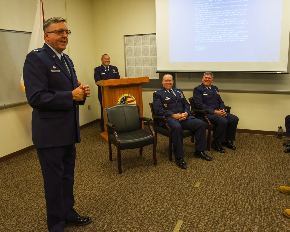 MAJ Farmer takes command of 117 Civil Engineer Squadron