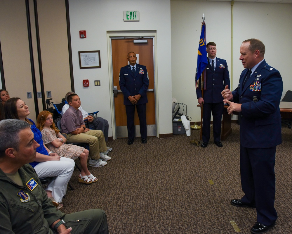 MAJ Farmer takes command of 117 Civil Engineer Squadron