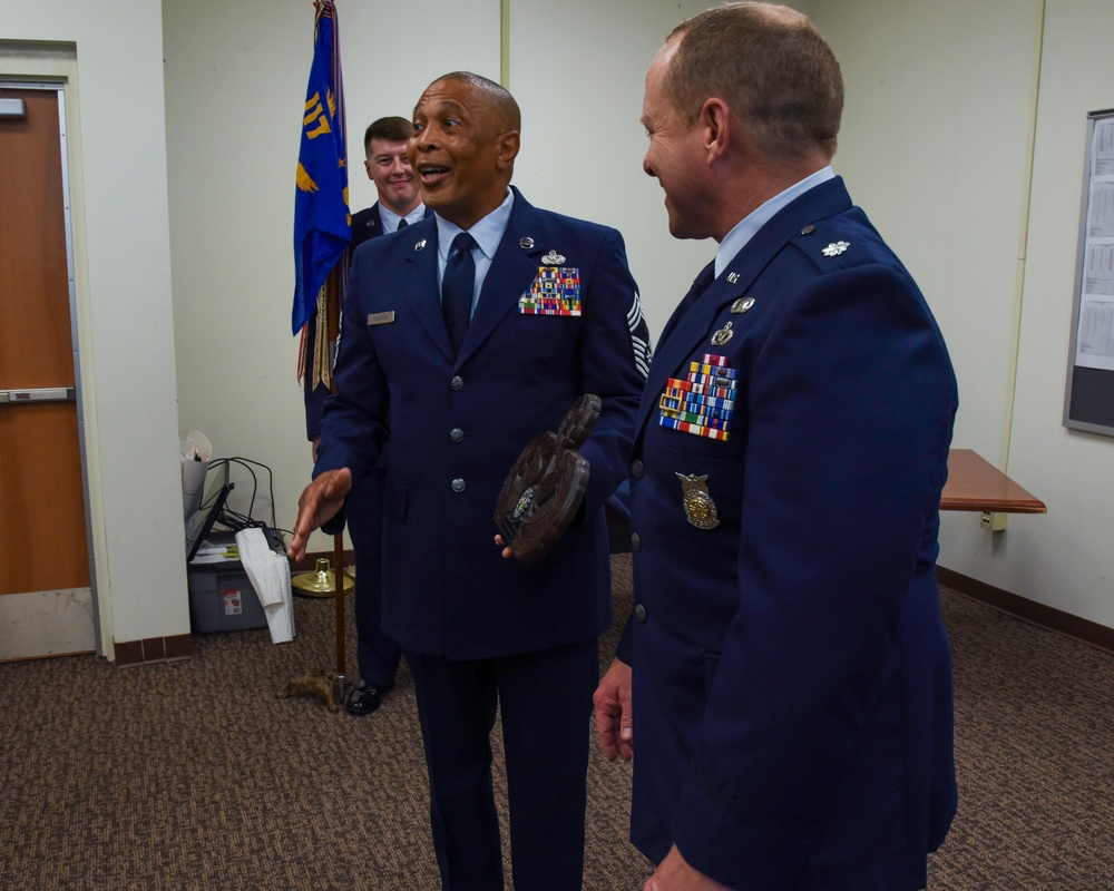 MAJ Farmer takes command of 117 Civil Engineer Squadron