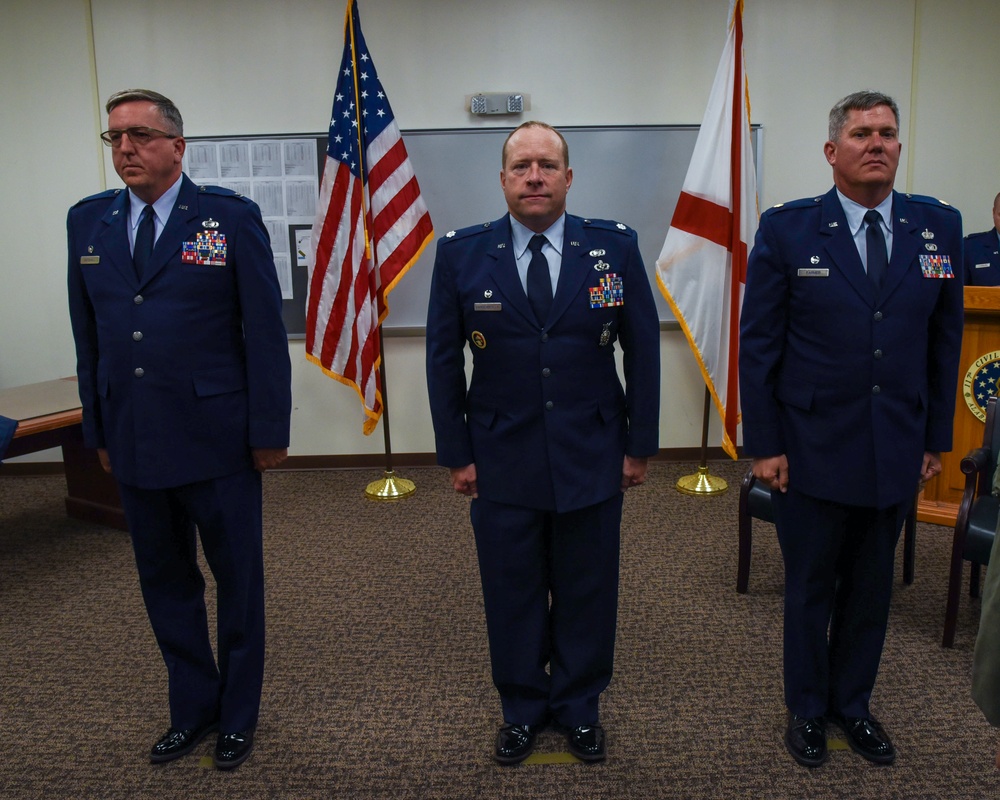 MAJ Farmer takes command of 117 Civil Engineer Squadron