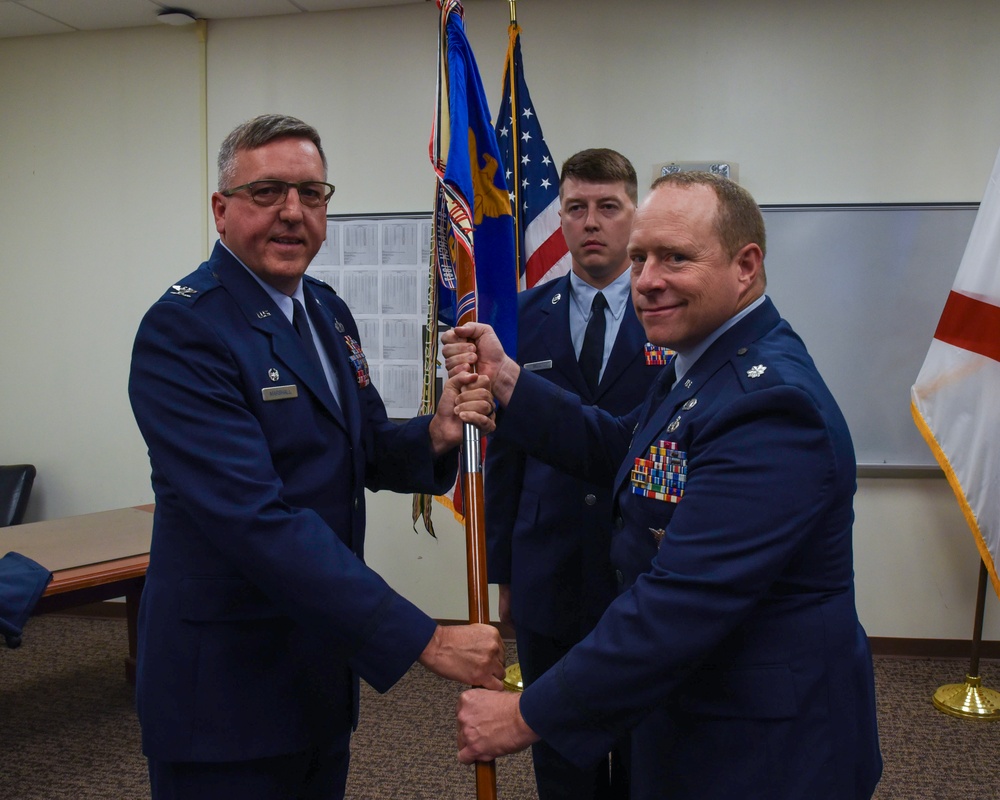 MAJ Farmer takes command of 117 Civil Engineer Squadron