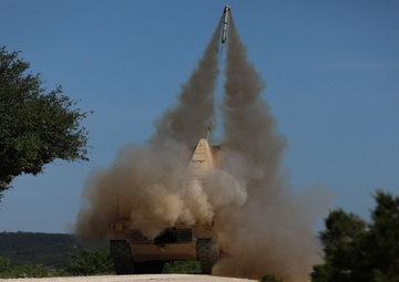 278th Armored Cavalry Regiment demonstrates mine clearing prowess with Assault Breacher Vehicle at Fort Cavazos