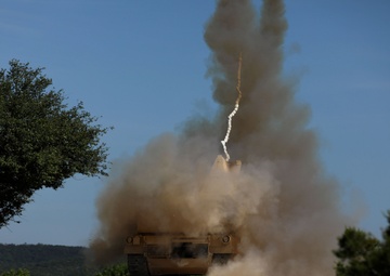 278th Armored Cavalry Regiment demonstrates mine clearing prowess with Assault Breacher Vehicle at Fort Cavazos