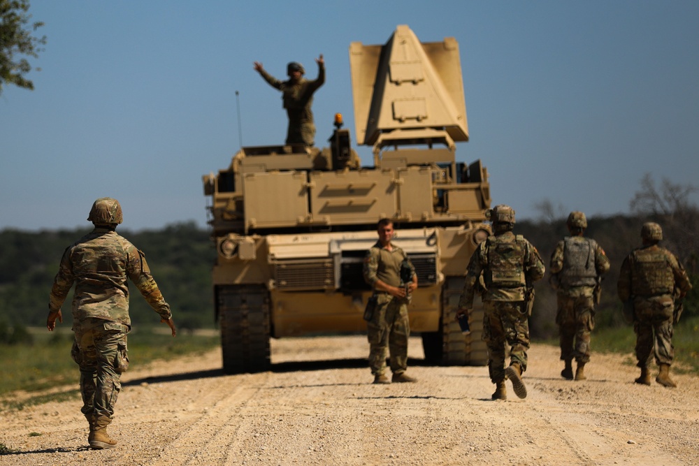 278th Armored Cavalry Regiment demonstrates mine clearing prowess with Assault Breacher Vehicle at Fort Cavazos