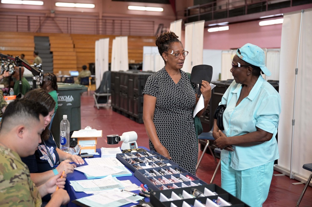 U.S. Air Force, Army medics provide no-cost health services during Virgin Islands Wellness