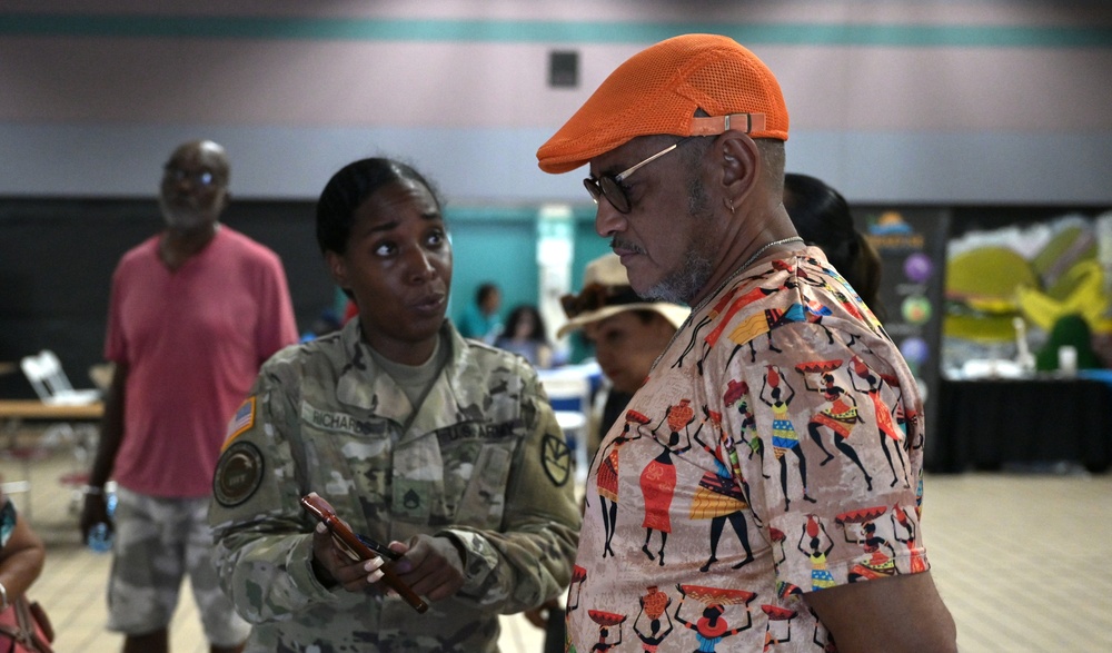 U.S. Air Force, Army medics provide no-cost health services during Virgin Islands Wellness