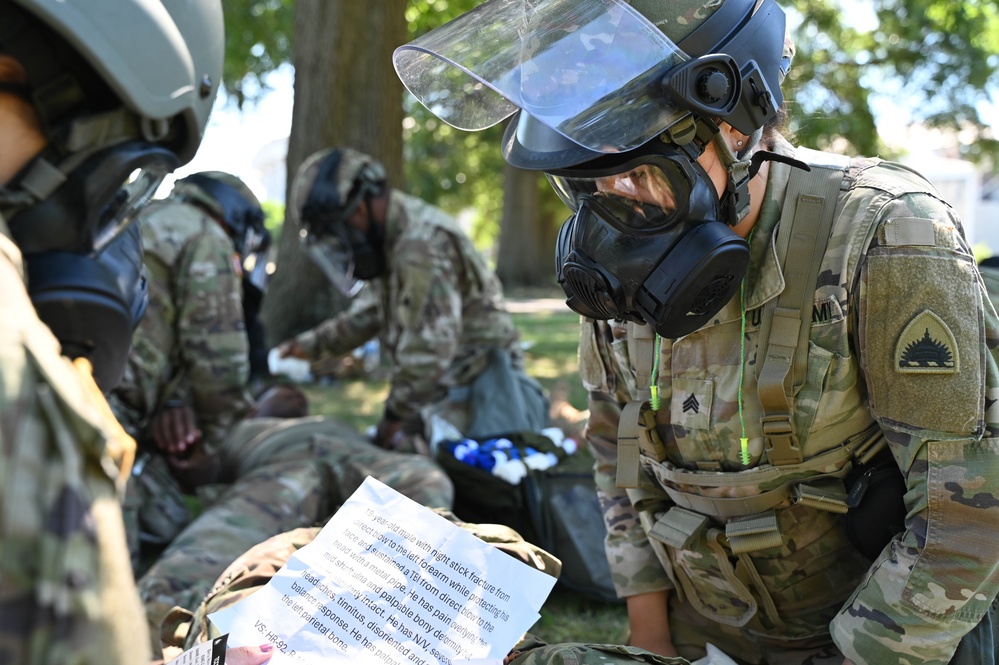 District of Columbia DC Army National Guard Medical Detachment and Aviation Joint Training Exercise