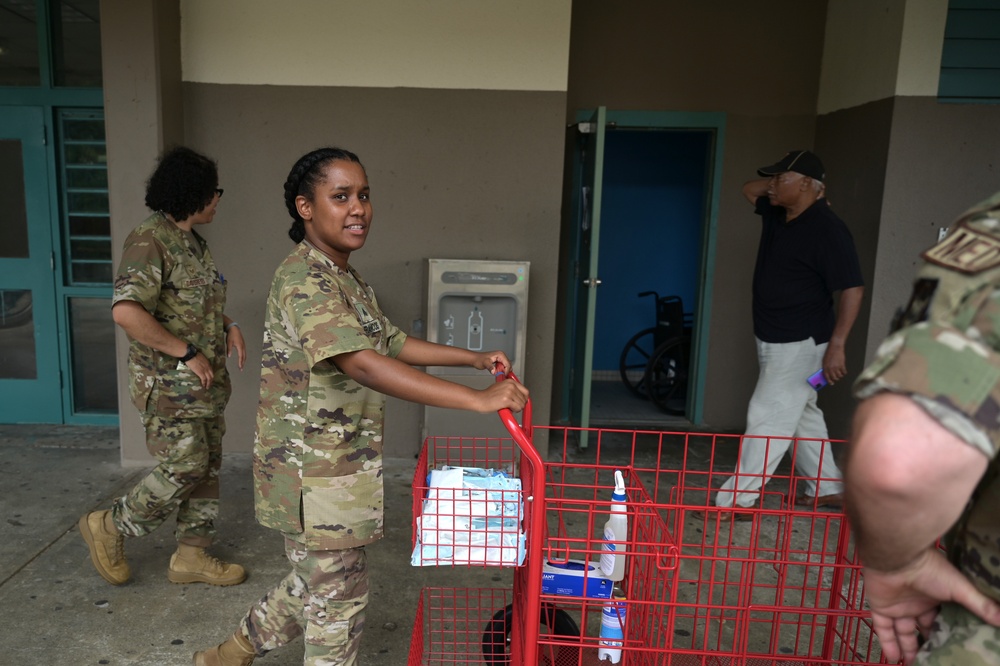 U.S. Air Force, Army medics provide no-cost health services during Virgin Islands Wellness