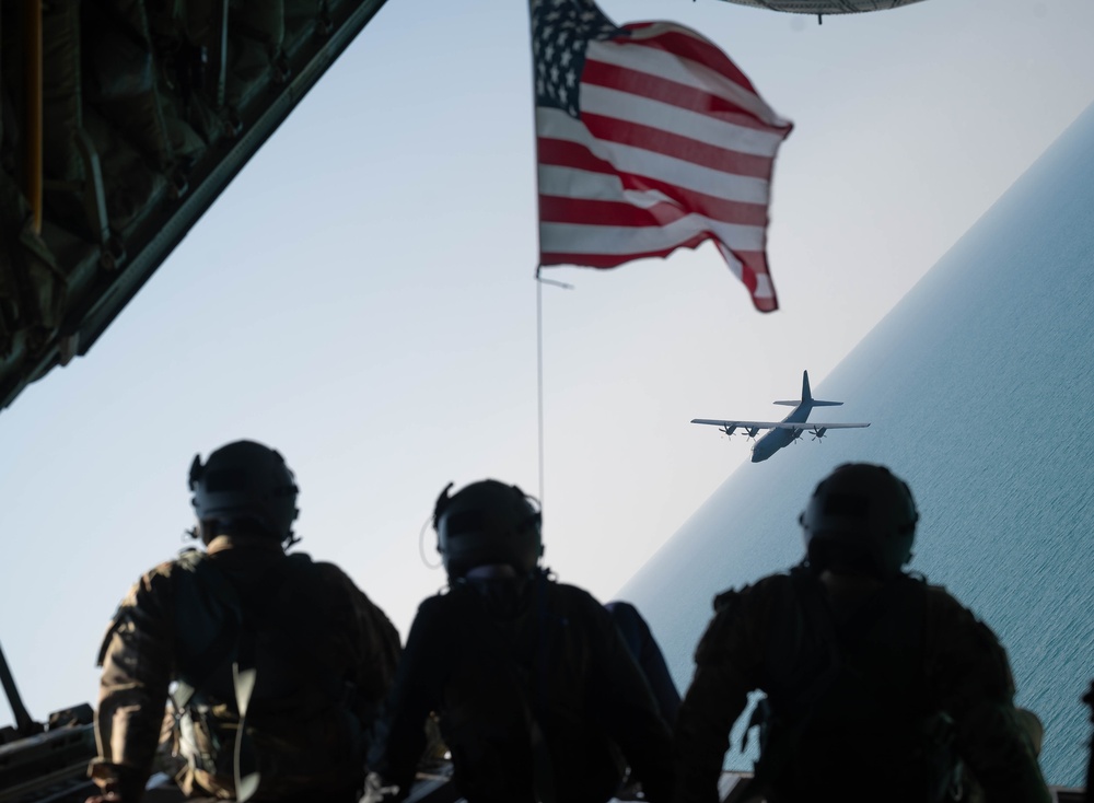 C-130J’s fly over, beaches of Normandy for 80th Anniversary of D-Day