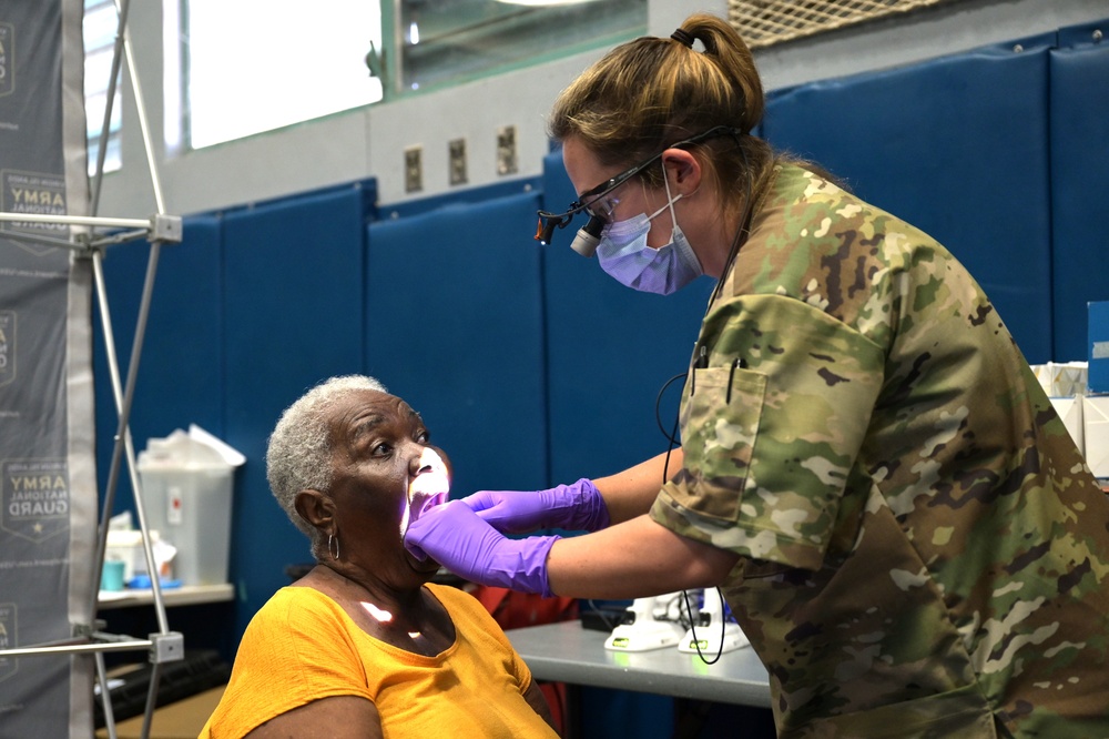 U.S. Air Force, Army medics provide no-cost health services during Virgin Islands Wellness